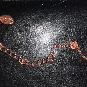 Rose Gold Chain Necklace From Claire's With Heart Charm